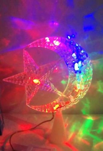 Estrella Con Luz Led Multicolor Para El Arbol De Navidad