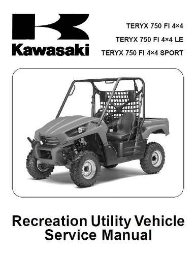 Kawasaki Teryx 750 Fi 4x Manual De Servicio