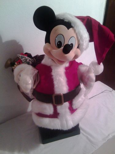Mickey Mouse Santa Claus Animado Con Sonido