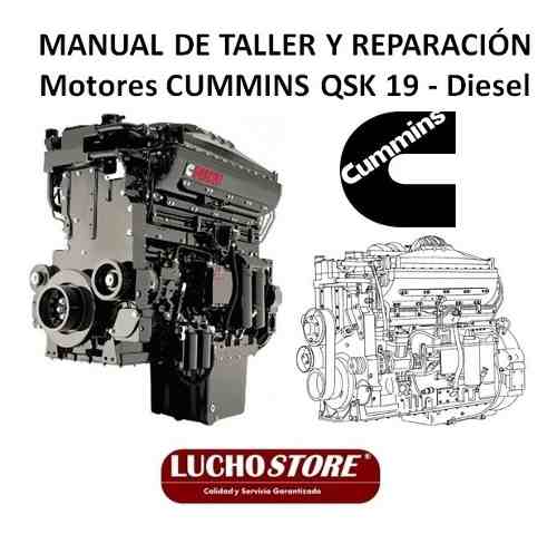 Motor Cummins Qsk19 Diesel Manual Taller Reparacion Torques