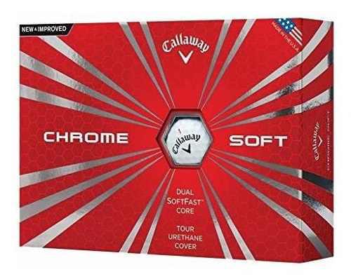 Pelota Golf Callaway Chrome Soft 2017 Docena