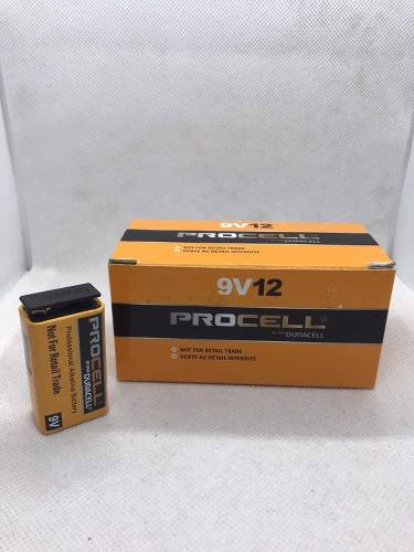 Pila Bateria Duracell Procell Uso Industrial 9v Caja 12 Und