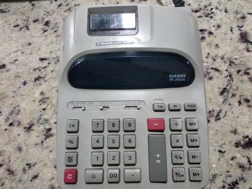 Sumadora Calculadora Con Ticket Casio