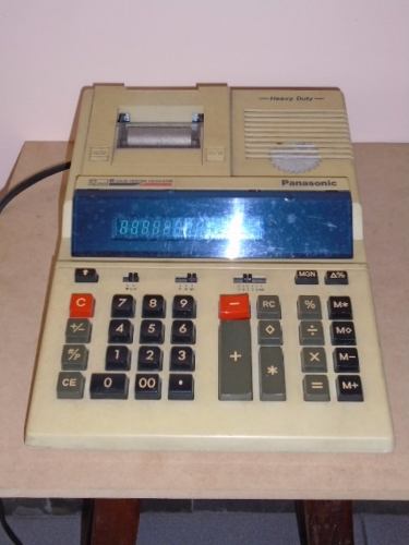 Sumadora Calculadora Panasonic Je-680np 12 Digits