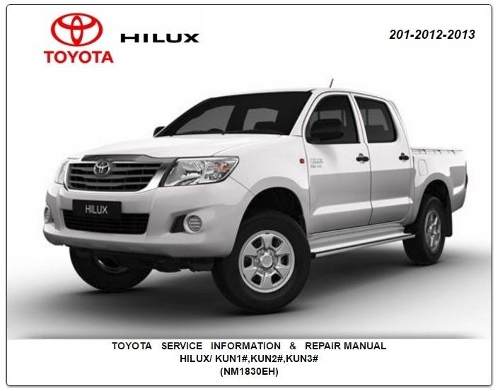 Toyota Hilux () Manual De Servicio + Diagramas
