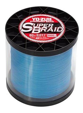 Yo Zuri Super Braid Bulk Spool Azul Linea Pesca