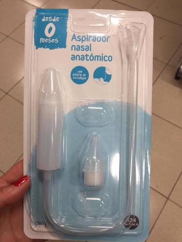 Aspirador Nasal Anatómico Para Bebes