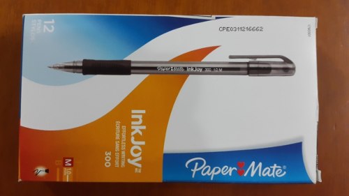 Bolígrafo Paper Mate Inkjoy 300 Con Tapa Negro
