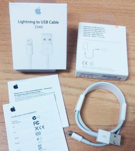 Cable Original Apple Lightning Usb iPhone 6 7 8 X Xs Tienda