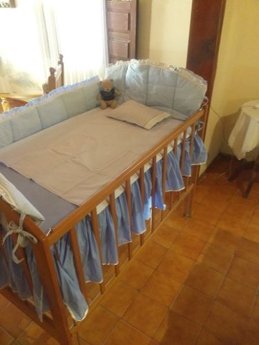 Cama Cuna Para Bebe Dos Niveles Corral Cuna En Madera