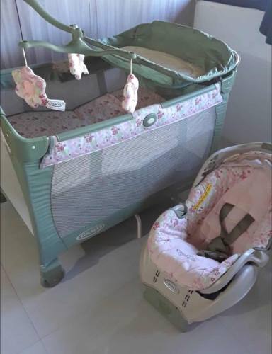 Coche Portabebe Y Corral Graco Niña