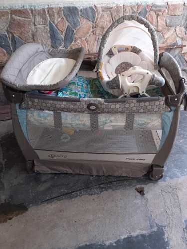 Combo Coche, Corral, Cambiador Y Silla De Bebe Marca Gracco