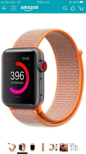 Correa Apple Watch 42 Mm Color Coral