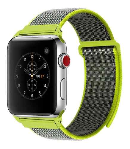 Correa Nylon Suave Apple Watch 42mm - Flash Yellow