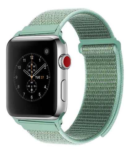 Correa Nylon Suave Apple Watch 42mm - Marine Green