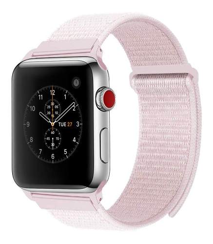 Correa Nylon Suave Apple Watch 42mm - Pearl Pink