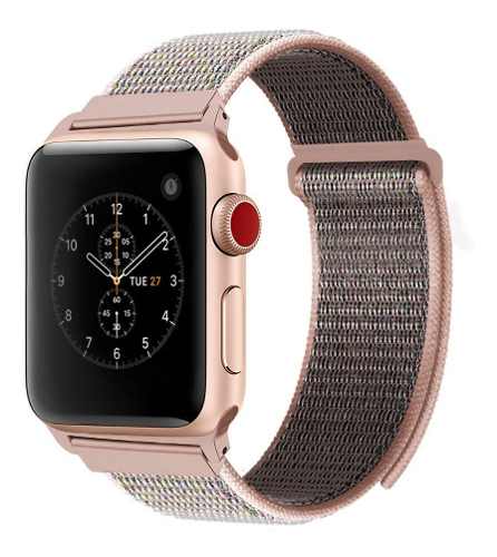 Correa Nylon Suave Apple Watch 42mm - Pink Sand