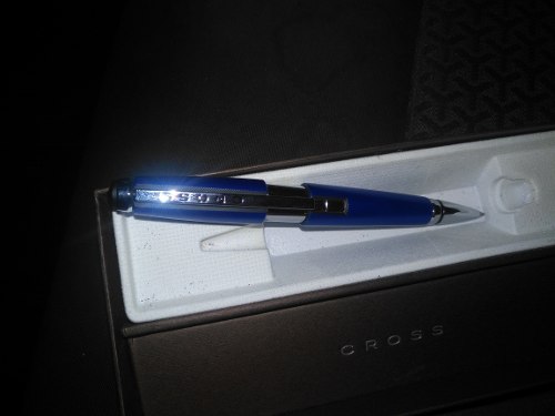 Excelente Roller Pen Cross Edge Nitro Blue Nuevo En Su Caja