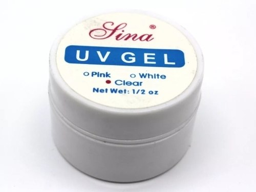 Gel Uv Lina Clear 1/2 Onza. Pack 6 Unidades