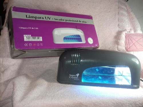 Lampara Uv Secador De Uñas 9w Super Crystal Profesional