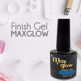 Max Glow Finish Gel Uv 10ml Esmalte Uñas Precio Por 2