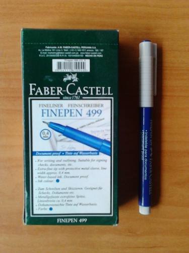 Rotulador Punta Fina Faber Castell0.4mm (Precio X Caja)