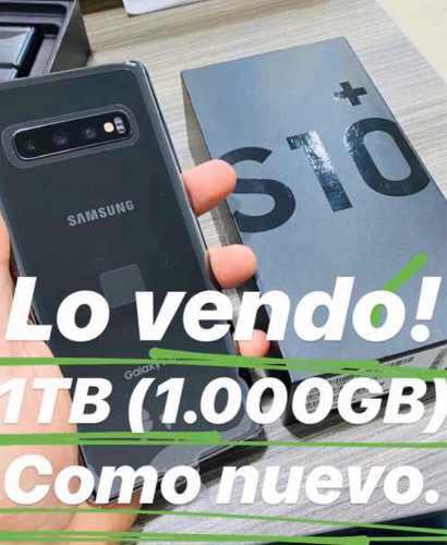 Samsung Galaxy S10+ 1 Tb Como Nuevo