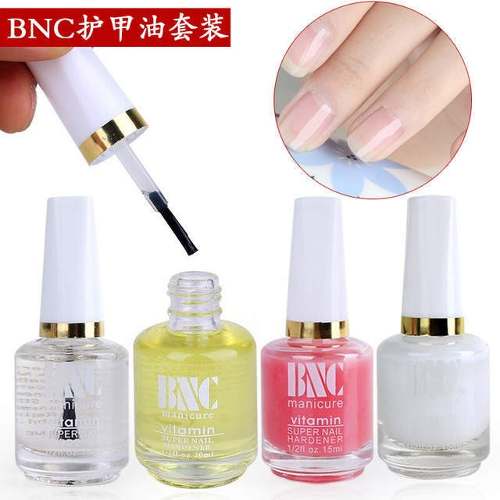 Set De 4 Productos Bnc 15ml Para Uñas Manicure Oferta