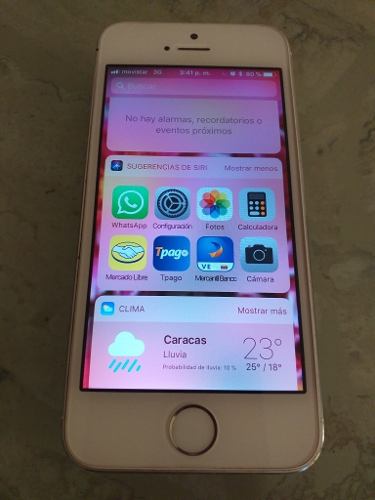 iPhone 5s Desbloqueado Blanco 32gb Libre Icloud