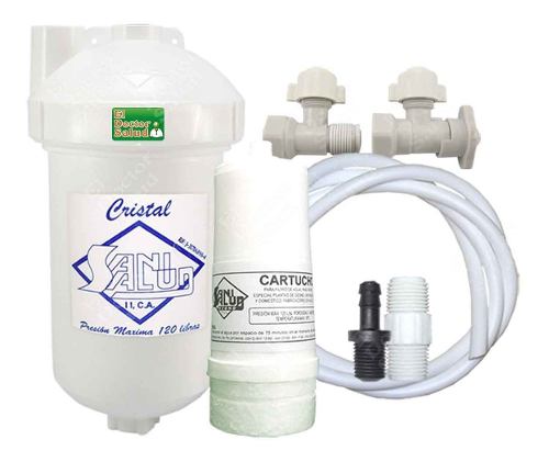 Filtro Agua Sanisalud 7rp Cartucho Multikit R4 Instal Ozono