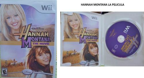 Juego De Wii Hannah Montana The Movie 100% Original Nintendo