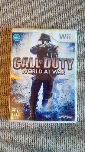 Juego Nintendo Wii Call Of Duty World At War Cod Waw