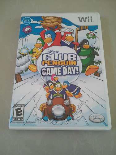 Juego Para Wii Club Penguin Disney Game Day Original
