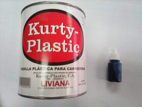 Masilla Plástica Con Catalizador Kurty Plastic 1gl.