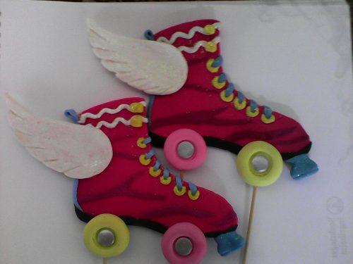 Patines Soy Luna Tope De Torta, Dijes Y Zarcillos