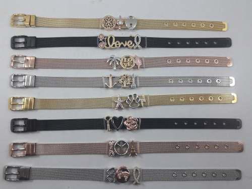 Pulseras Tipo Reloj De Acero Moda 2020