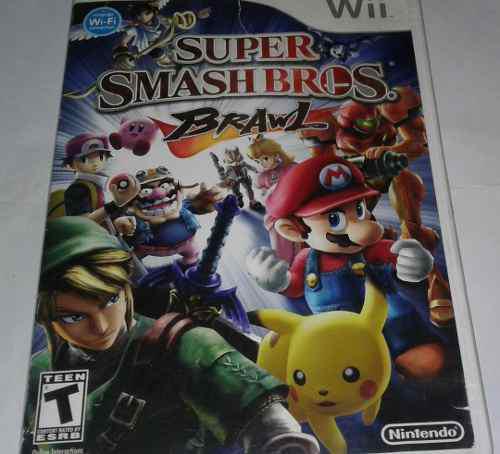 Super Smash Bros Brawl Video Juego Original Wii Da S Qq10