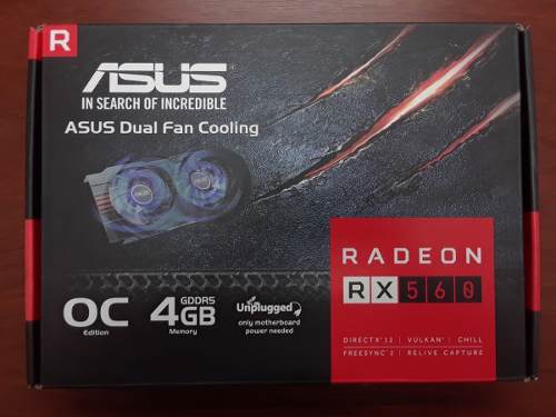 Tarjeta De Video Asus Radeon Rx 560 Dual 4gb Ddr