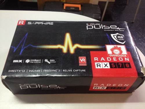 Tarjeta De Video Sapphire Amd Radeon Rx 570 Pulse Dual, 4gb