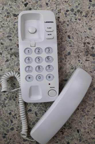 Telefono De Mesa Leboss Blanco Para Linea Cantv