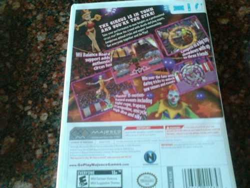 Videojuego Wii Go Play Circus Star