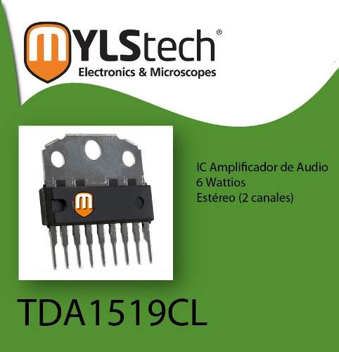 Amplificador Audio Tdacl Tda Tda519c