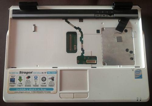 Carcasa Inferior Del Palm Rest Mini Laptop Siragon Ml-1020