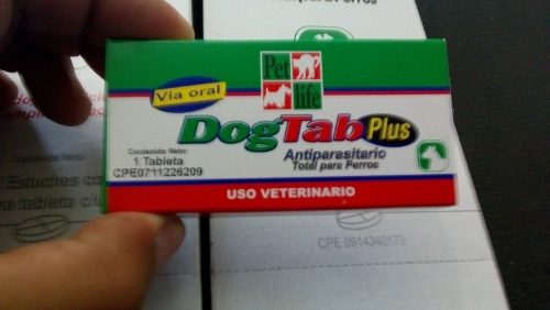 Desparasitante Dog Tab Para Mascotas. Precio Por 5 Unidades