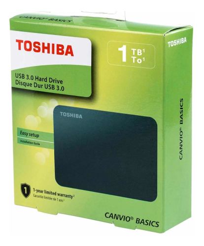 Disco Duro 1tb Externo Toshiba Usb 3.0 Canvio Portátil 2.5