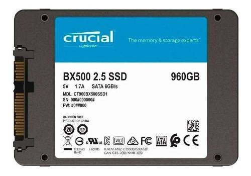 Disco Duro Solido Ssd 960gb Crucial 2.5 Sata