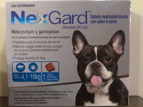 Nexgard 4,1 Kg A 10kg. Anti Pulgas Y Garrapatas.