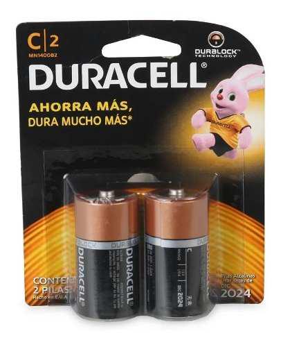 Pilas Alcalina Duracell Tipo C De 1.5 V Precio X 4 Pilas