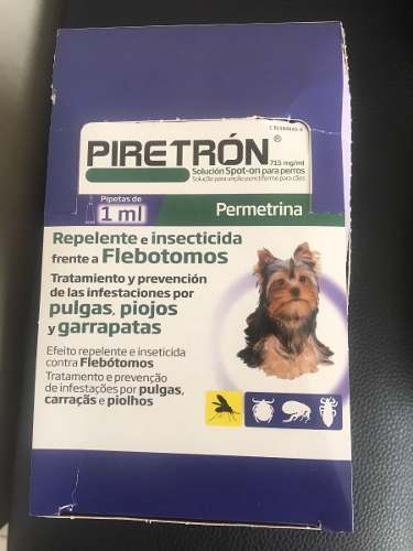 Pipetas Piretron Antipulgas Y Antigarrapatas Para Perros
