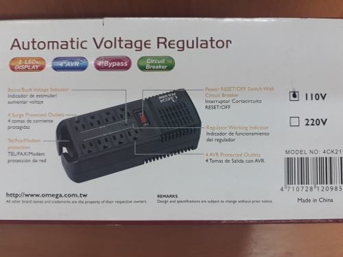 Protector De Voltage Para Cualquier Tipo De Elecrrodomestico